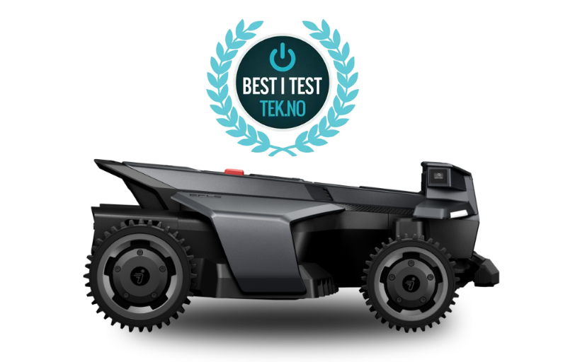 Segway Navimow X4 robotgressklipper kåret til Best i Test av Tek.no. Robotklipper uten kantledning med GPS-navigasjon, intelligent kartlegging og høy kapasitet for store hager og krevende terreng.