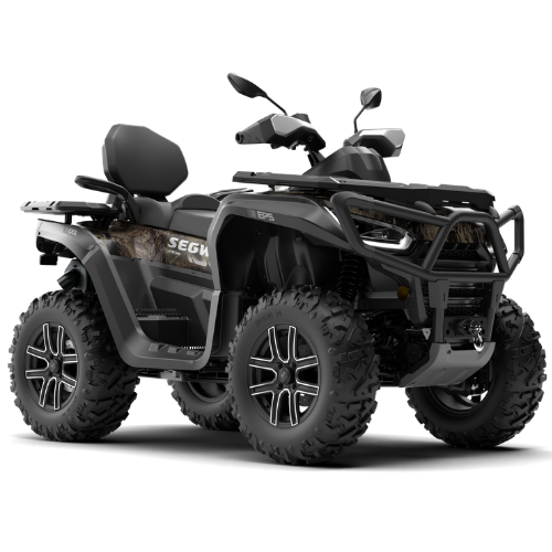 Segway Snarler AT10 W ABS Fully Equipped Prairie Camo med 1000 cc V-twin motor, ABS-bremser og elektronisk 2WD/4WD.