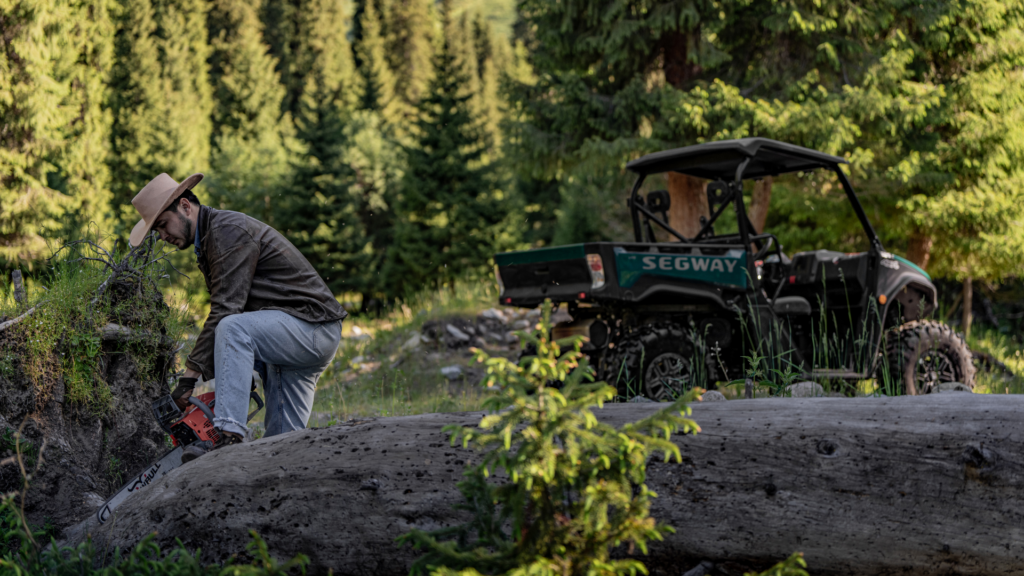 Segway Fugleman UT6 i skog og ulendt terreng